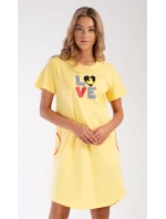 Dámské domácí šaty s krátkým rukávem Kačenka