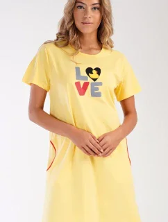 Dámské domácí šaty s krátkým rukávem Kačenka