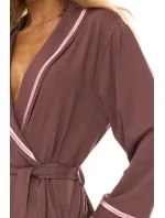 L&L 2506 dlouhý dámský župan z viskózy M-2XL