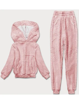 Teplý růžový dámský teplákový komplet (YP-1104) Teplý růžový dámský teplákový komplet (YP-1104)