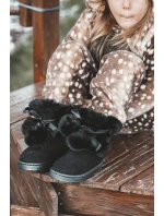 Dětské mládežnické teplé sněhule Černé Roofy