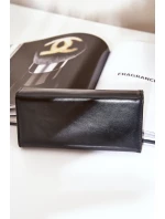 Eko Kožená Hladká Dámská Peněženka Černá Erolia Eko Kožená Hladká Dámská Peněženka Černá Erolia