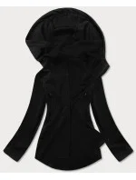 Černá mikina s asymetrickou spodní částí (HD153-01) Černá mikina s asymetrickou spodní částí (HD153-01)