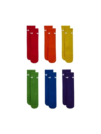Dětské ponožky Nike Everyday Cush Crew, 6 párů, barevné, SX6910 903 Dětské ponožky Nike Everyday Cush Crew, 6 párů, barevné, SX6910 903