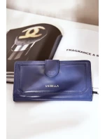 Dámská Peněženka Z Eko Kůže Tmavě Modrá Kalinessa Dámská Peněženka Z Eko Kůže Tmavě Modrá Kalinessa