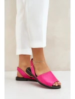 Kožené Pantofle Fuchsie Zazoo 40327