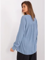 Halenka D73792M11081A šedá modrá Halenka D73792M11081A šedá modrá