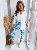 Dámské kalhoty FLOWER GARDEN green FashionStreet UY1473 Dámské kalhoty FLOWER GARDEN green FashionStreet UY1473