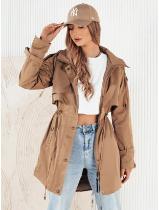 Dámská přechodná bunda parka BRENS béžová FashionStreet TY4231