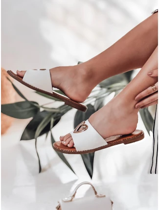 Dámské žabky se srdcem LOVEMISS white FashionStreet ZY0770