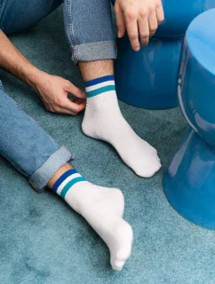 Ponožky Steven art.054 Sportovní pruhy 38-46