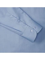Russell Athletic 962M Košile s dlouhým rukávem, vzor rybí kost 11.962M light blue