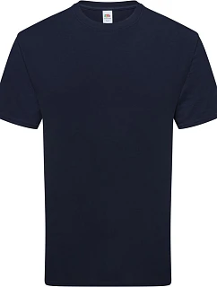 Fruit of the Loom Pure Cotton T Tričko z těžké bio bavlny 16.1362 deep navy