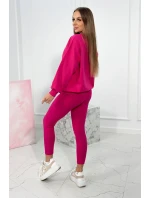 Kalifornská bavlněná souprava fuchsiová