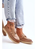 Dámské klasické mokasíny hnědé Cortez