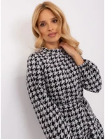 LK SK 509516 šaty.04 bílá a černá LK SK 509516 šaty.04 bílá a černá