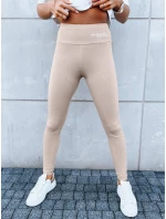 Dámské sportovní legíny SIMPLE LIFE camel FashionStreet UY1616