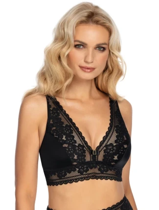 Dámská podprsenka Gizela black - ROZA