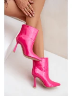 Lakovane Botky Na Špičce Vkládací Fuchsie Seliri