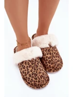 Dámské papuče s kožíškem Panterka Aceline