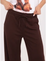 Teplákové kalhoty RV DR A611.52 tmavě hnědé