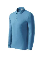 Pique Polo LS polokošile pánská azurově modrá Pique Polo LS polokošile pánská azurově modrá