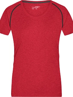 Daiber JN 495 Dámské funkční tričko 02.0495 red melange/titan