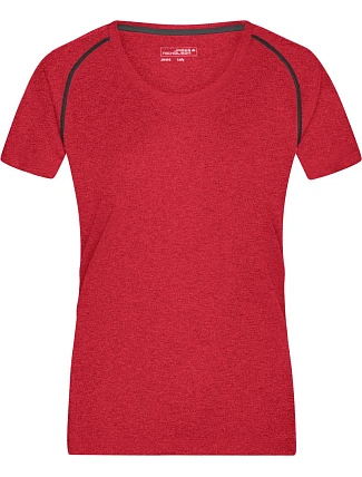 Daiber JN 495 Dámské funkční tričko 02.0495 red melange/titan