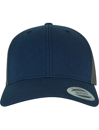 Flexfit 6606/6606T 6 panelová vintage kšiltovka "Trucker" 55.6606 navy/greyish brown Flexfit 6606/6606T 6 panelová vintage kšiltovka "Trucker" 55.6606 navy/greyish brown