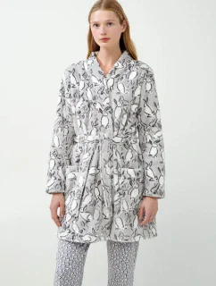 Vamp - Šedý župan s potiskem králíčka 21462 - Vamp