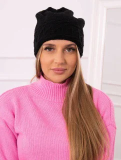 Dámská čepice Aniela K338 černá