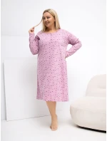 DU KN noční košile FP 607.04P tmavě růžová DU KN noční košile FP 607.04P tmavě růžová