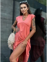 TW SK 2206 šaty.04P korál