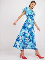 Šaty DHJ SK 13203 1.03X bílo-modré