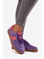 Semišové tenisky Vinceza – fialové