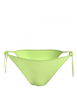 Dámské plavkové kalhotky KW0KW02508 MOT neonově žluté - Calvin Klein Dámské plavkové kalhotky KW0KW02508 MOT neonově žluté - Calvin Klein