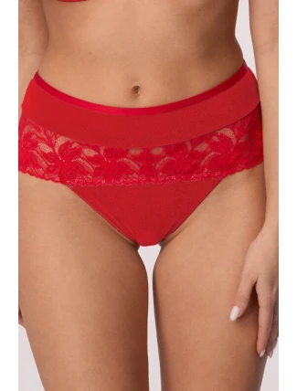Vysoký spodní díl bikin Laura červený Vysoký spodní díl bikin Laura červený