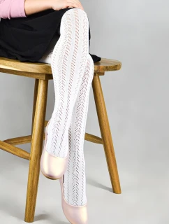 AŽUROVÉ PUNČOCHOVÉ KALHOTY RB013 6-11 L