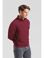 Fruit of the Loom Classic Zip-Neck Sweat Mikina s 1/4 zipem 16.2114 heather grey