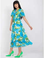 Šaty DHJ SK 15967.54P modrá