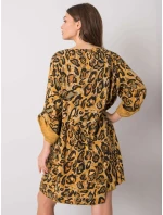 Šaty DHJ SK 21464.99 tmavě žlutá Šaty DHJ SK 21464.99 tmavě žlutá