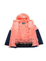 Dětská lyžařská bunda s membránou ptx ALPINE PRO ZARIBO neon salmon