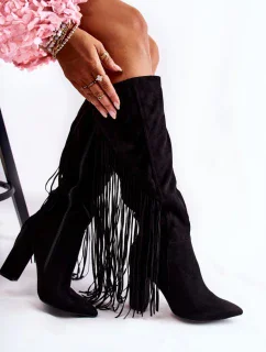 Kozačky na podpatku  model 173619 Step in style