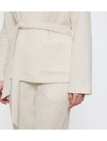 Cozy Comfort Robe Top Quilted - GRAY - TRIUMPH GRAY - TRIUMPH