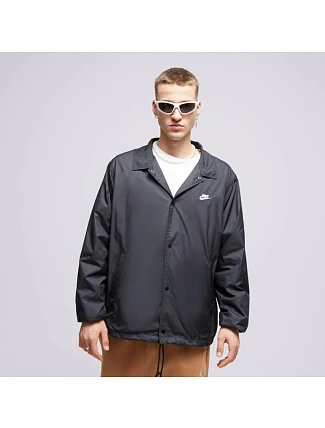 Pánská přechodná bunda Nike Club Coaches Jacket Black - FN3316-010
