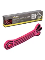 Cvičební guma HMS Pink GU06 13x5x2250 mm