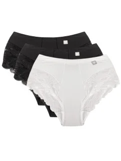 Wol-Bar Diamond 3506 3-pack barva:černá-černá-bílá