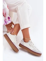 Dámské Kožené Tenisky Daniel Lopez Just Dare SS2D4008 Bílo-Šedé Dámské Kožené Tenisky Daniel Lopez Just Dare SS2D4008 Bílo-Šedé