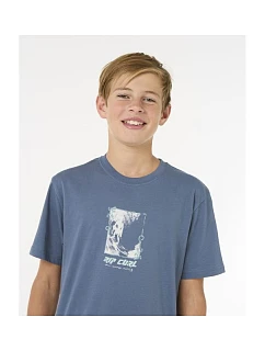 Tričko RIP CURL Raw Energy Frame Tee – chlapecké, tmavě modré