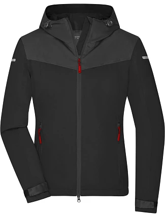 Daiber JN 1179 Dámská outdoorová softshellová bunda 02.1179 black/carbon/light red Daiber JN 1179 Dámská outdoorová softshellová bunda 02.1179 black/carbon/light red